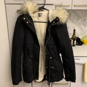 H&M Black Utility Jacket